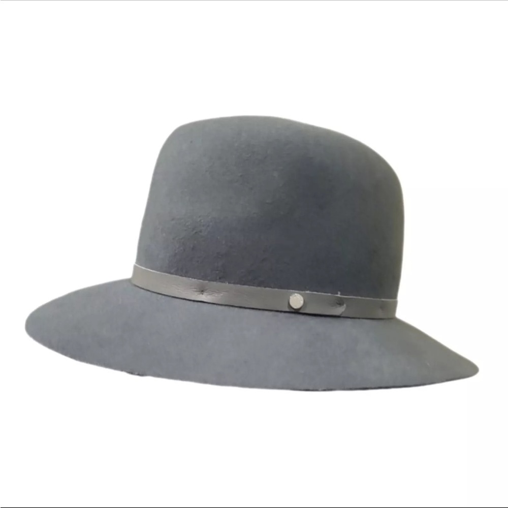 RAG & BONE Blue Grey Wool Fedora